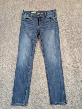 Kut From the Kloth Jeans Women's 2 Medium Wash Boyfriend Straight Leg (1021)